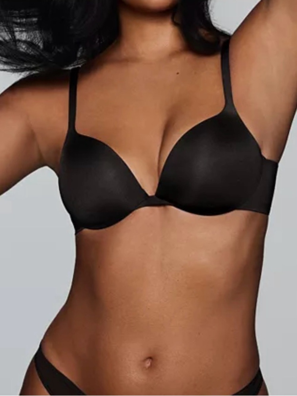 🖤 SKIMS Ultimate Push Up Plunge Bra | Onyx | 36DDD | NWT 🏷️
